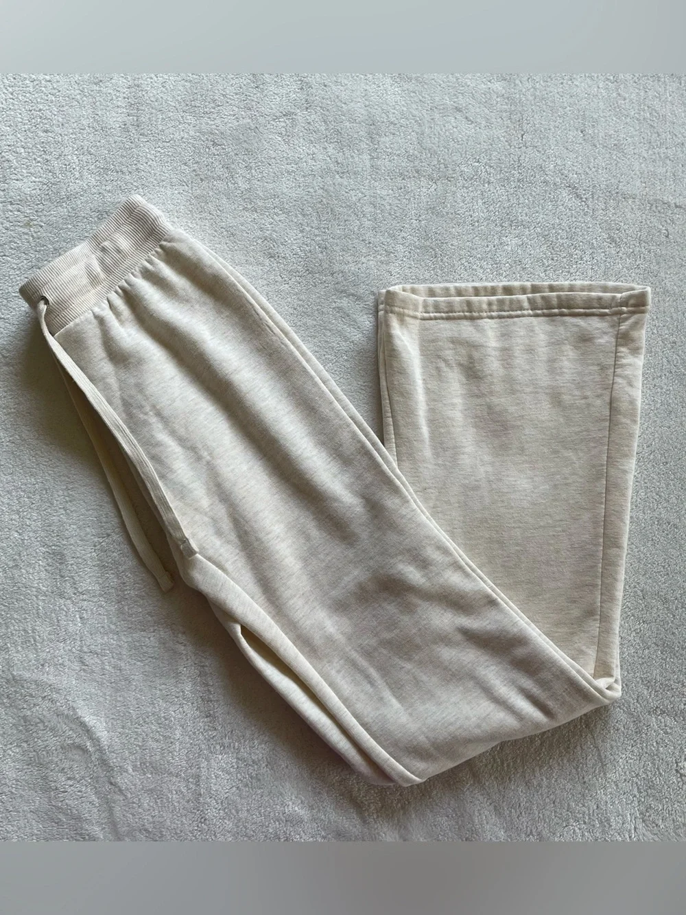 Cream Flared Sweatpants size XS - Picture 1 of 11